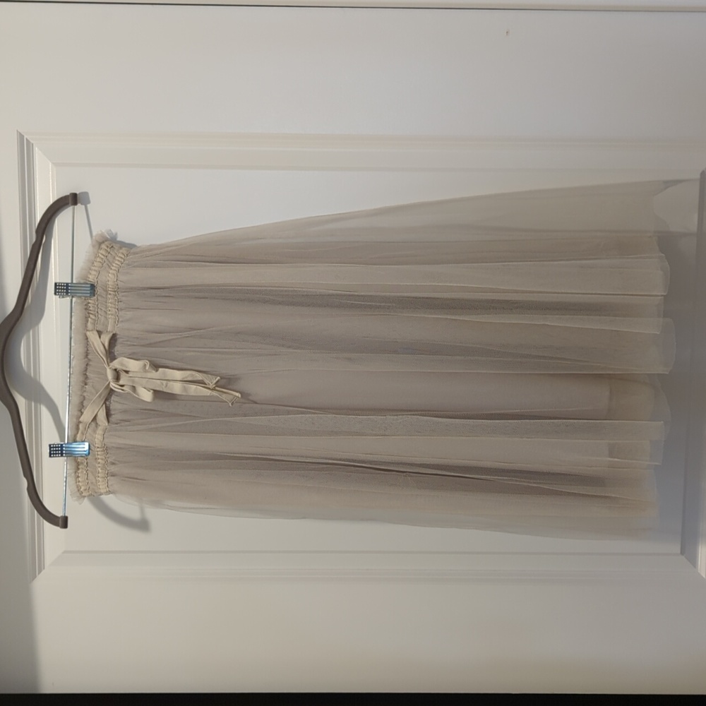 LC Lauren Conrad tulle midi skirt